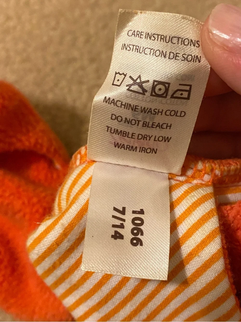 Zutano Original Fleece Booties 6M Mandarin Orange Stay-On Baby Socks